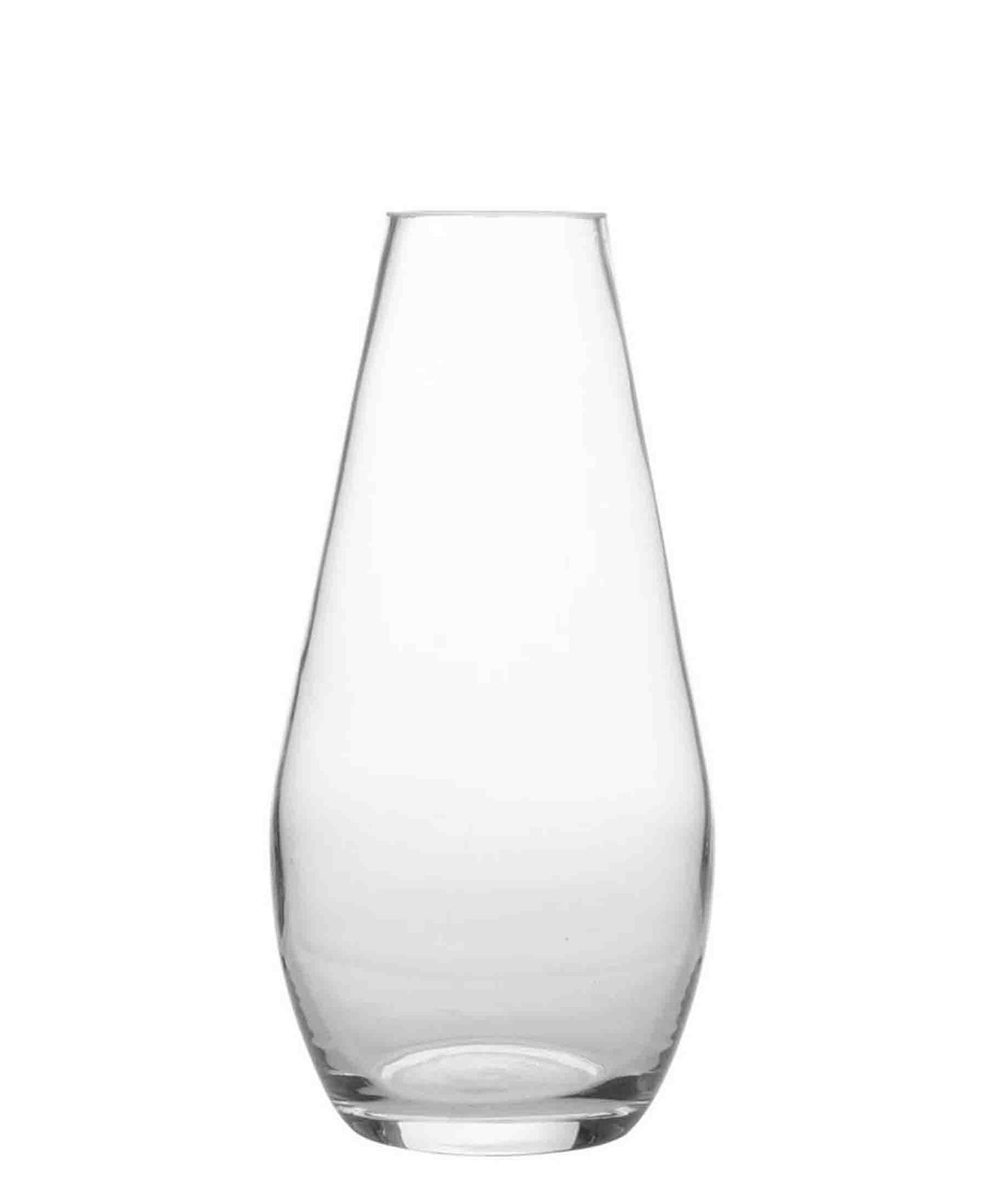 Diamante Teardrop Vase 25cm - Clear