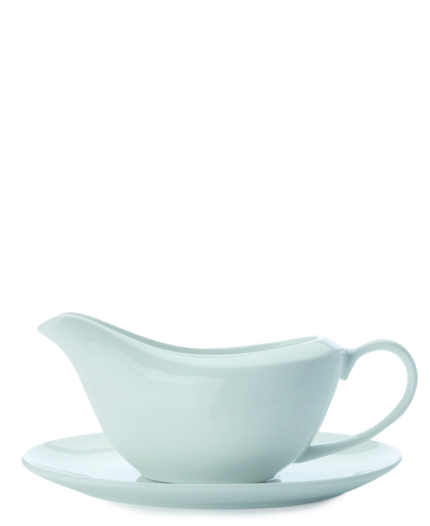 Maxwell & Williams White Basics Gravy Boat & Saucer - White