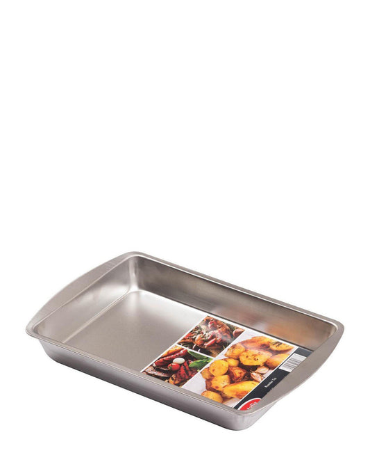 Metalix Medium Roaster Tin - Silver