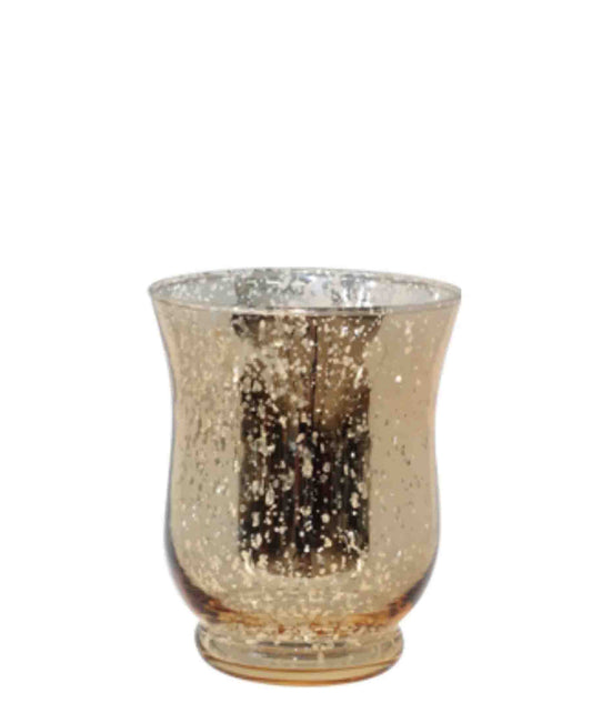 Urban Decor Hurricane Vase - Gold