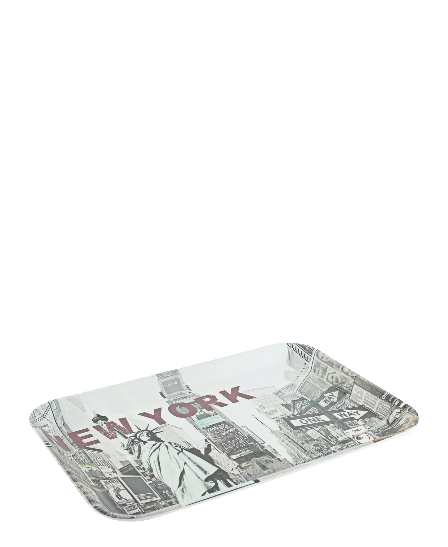 Kitchen Life New York Tray - White