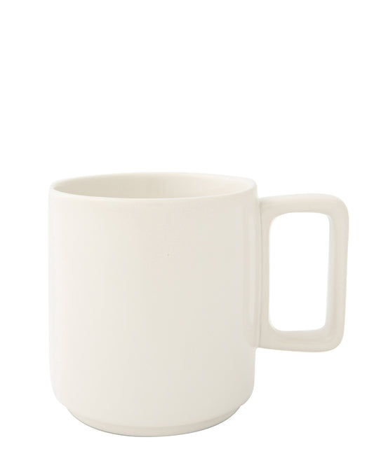 Omada Flat Stackable 400ml Mug - White