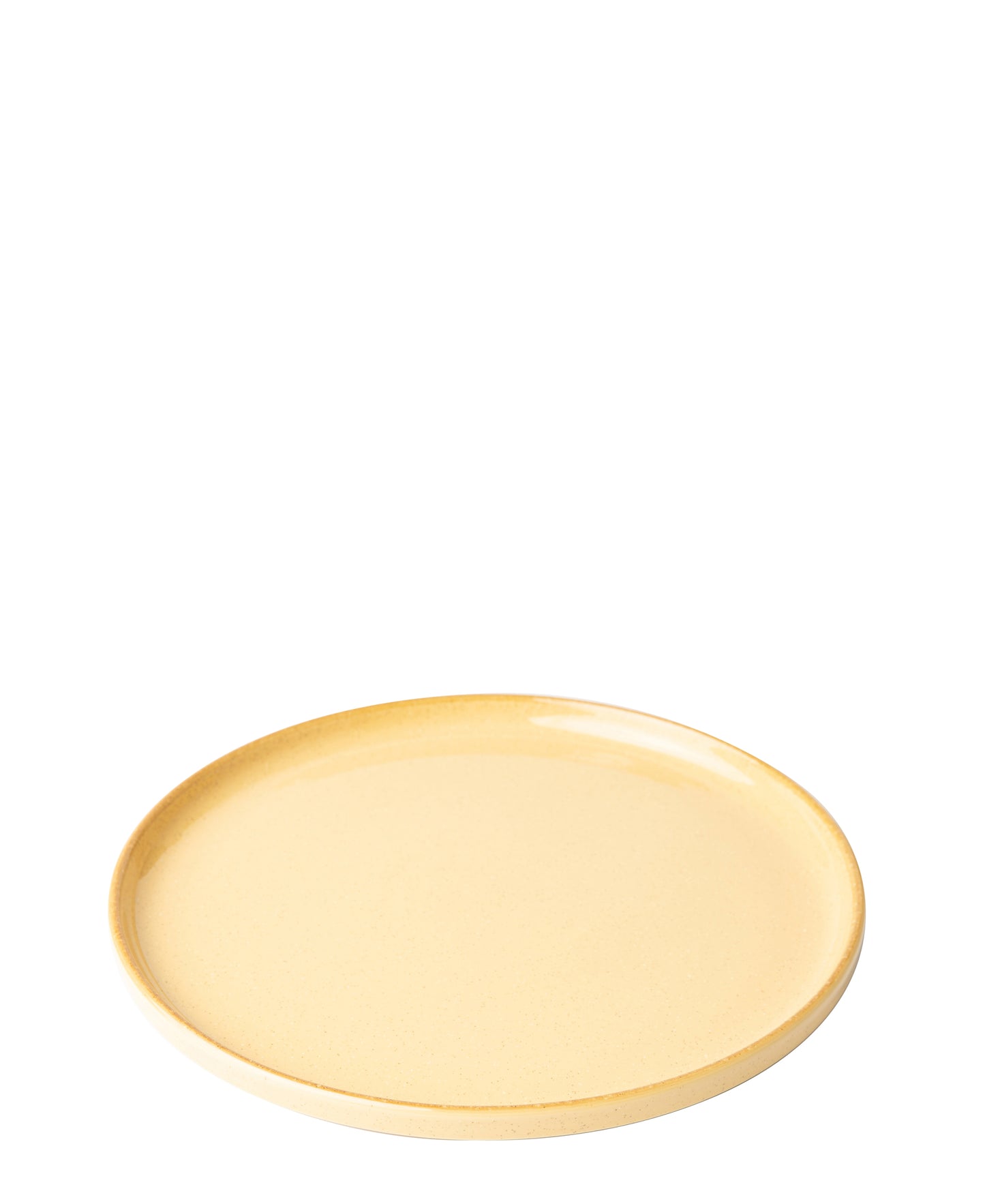 Omada Flat Stackable Dinner Plate - Mustard