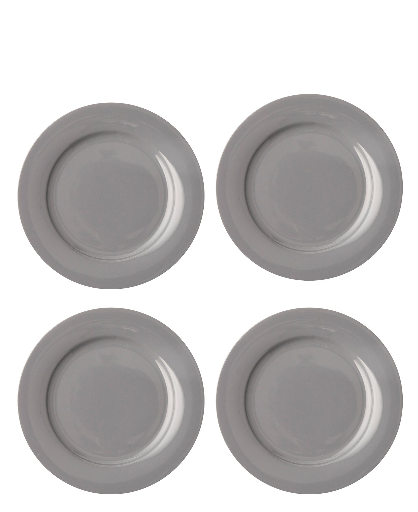 Omada Maxin 4 Piece Dinner Plate - Dark Grey