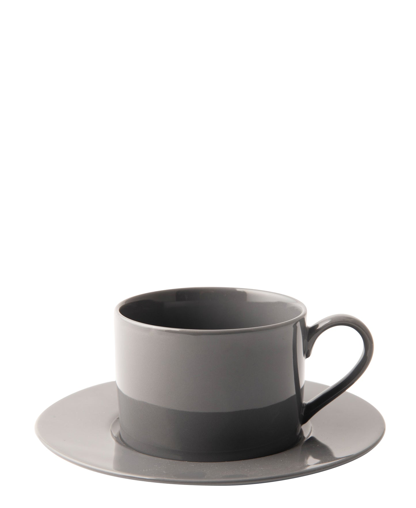 Omada Maxim Cup & Saucer 4 Piece - Dark Grey