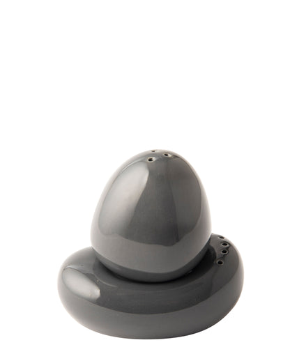 Omada Irregular Salt & Pepper Shaker - Dark Grey