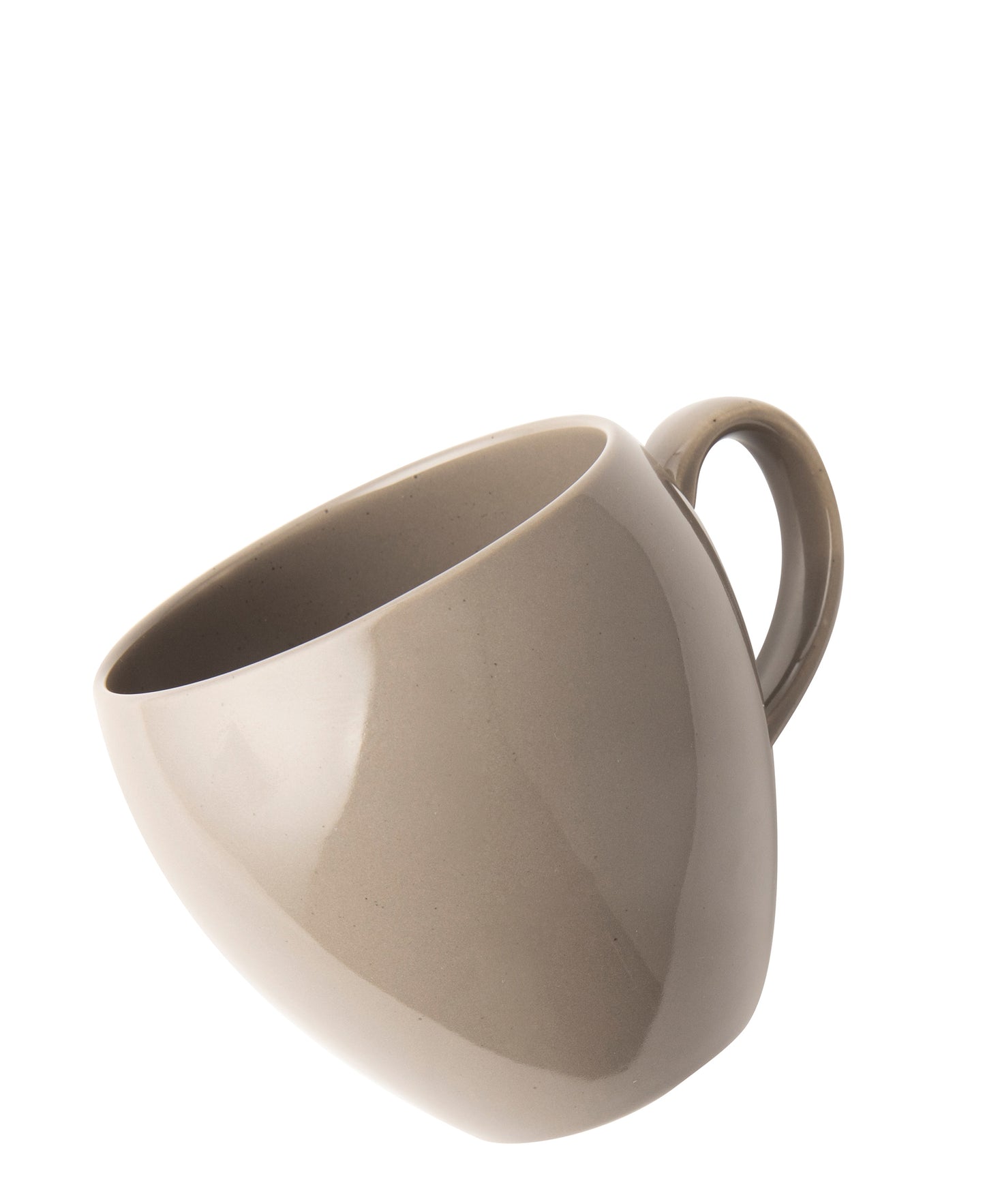 Omada Irregular 400ml Coffee Mug - Light Grey