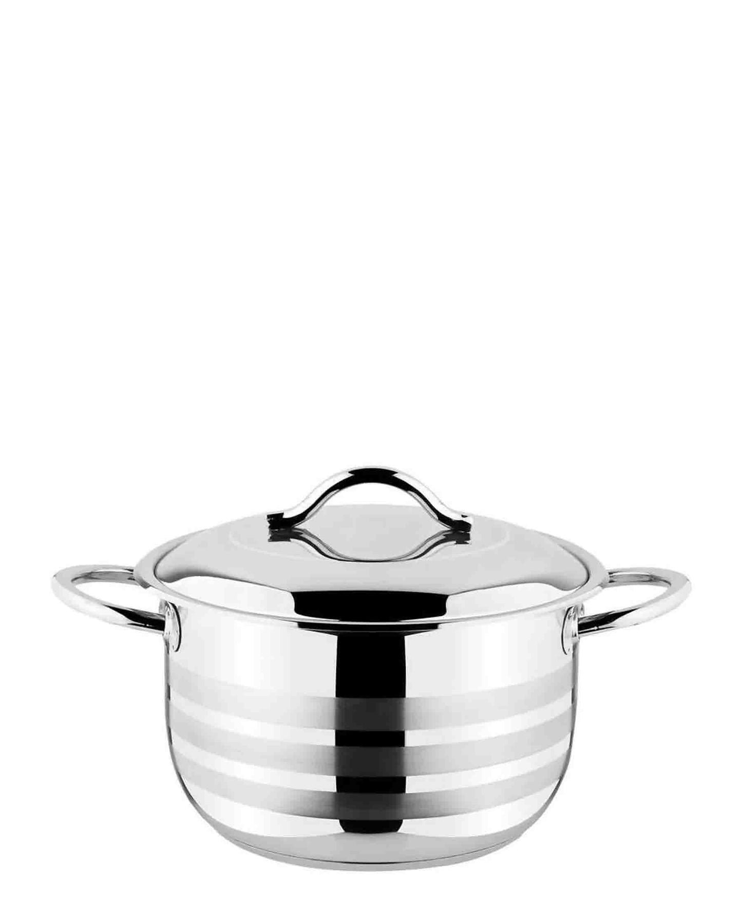 OMS 36cm Deep Stainless Steel Casserole - Silver