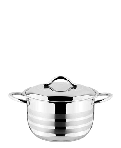 OMS 36cm Deep Stainless Steel Casserole - Silver