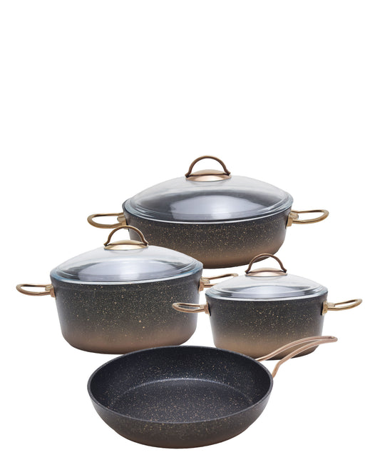 OMS Granite Pot Set 7 Piece - Copper