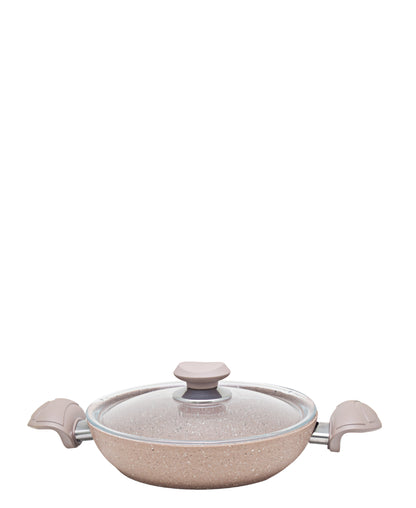 OMS Granite 22cm Non-Stick Egg FryPan - Brown