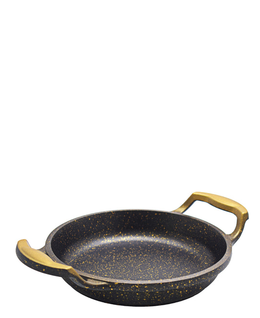 OMS Non Stick 18cm Granite Egg Pan - Gold