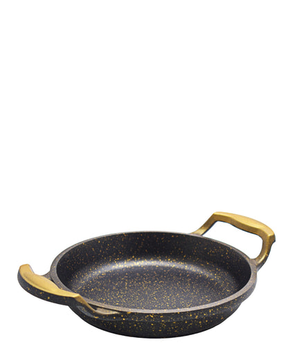 OMS Non Stick 3 Piece Granite Egg Pan - Gold