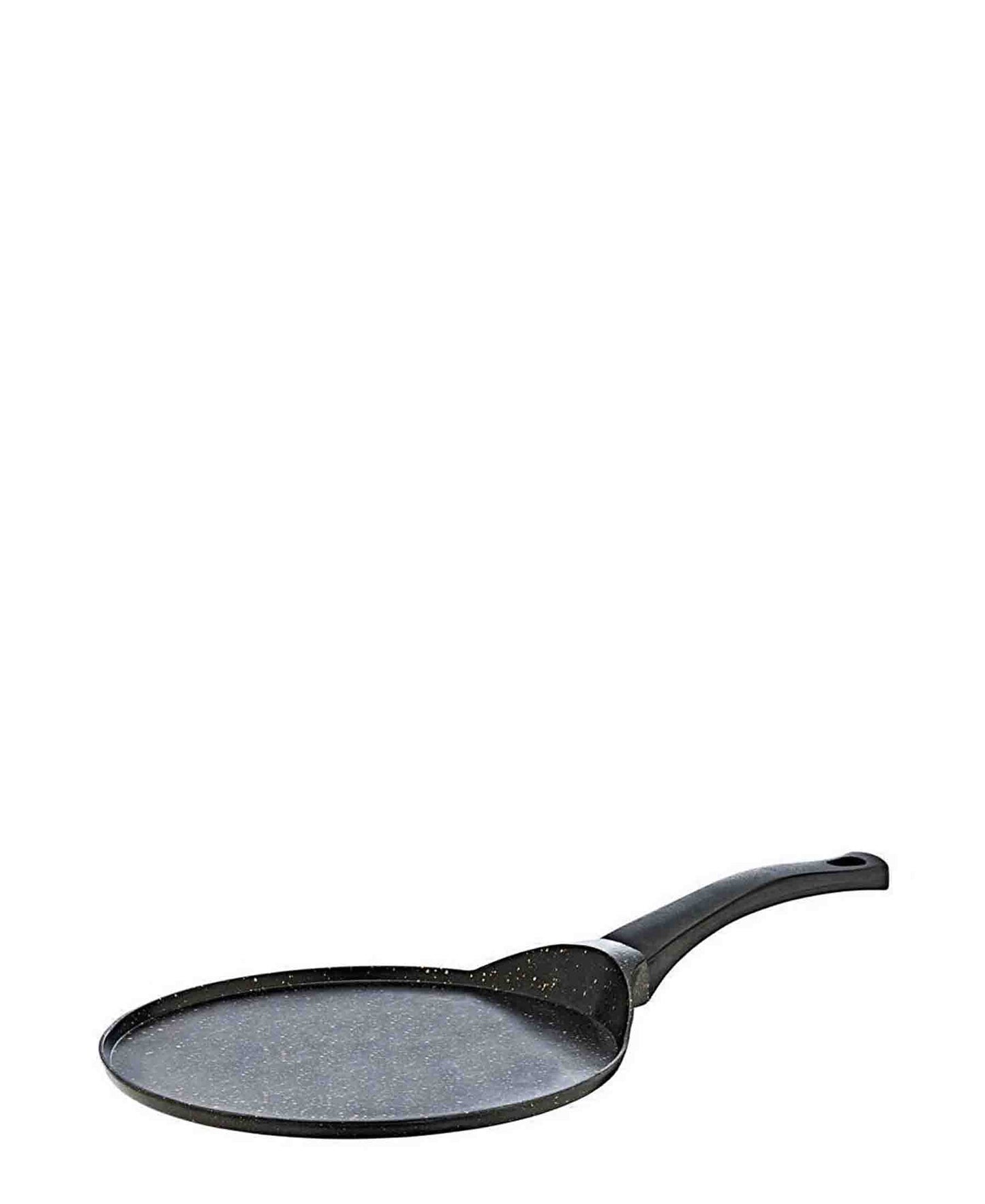 OMS 26cm Granite Crepe Pan - Black