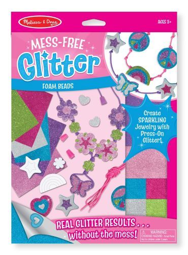 Melissa & Doug Foam Beads – Mess Free Glitter