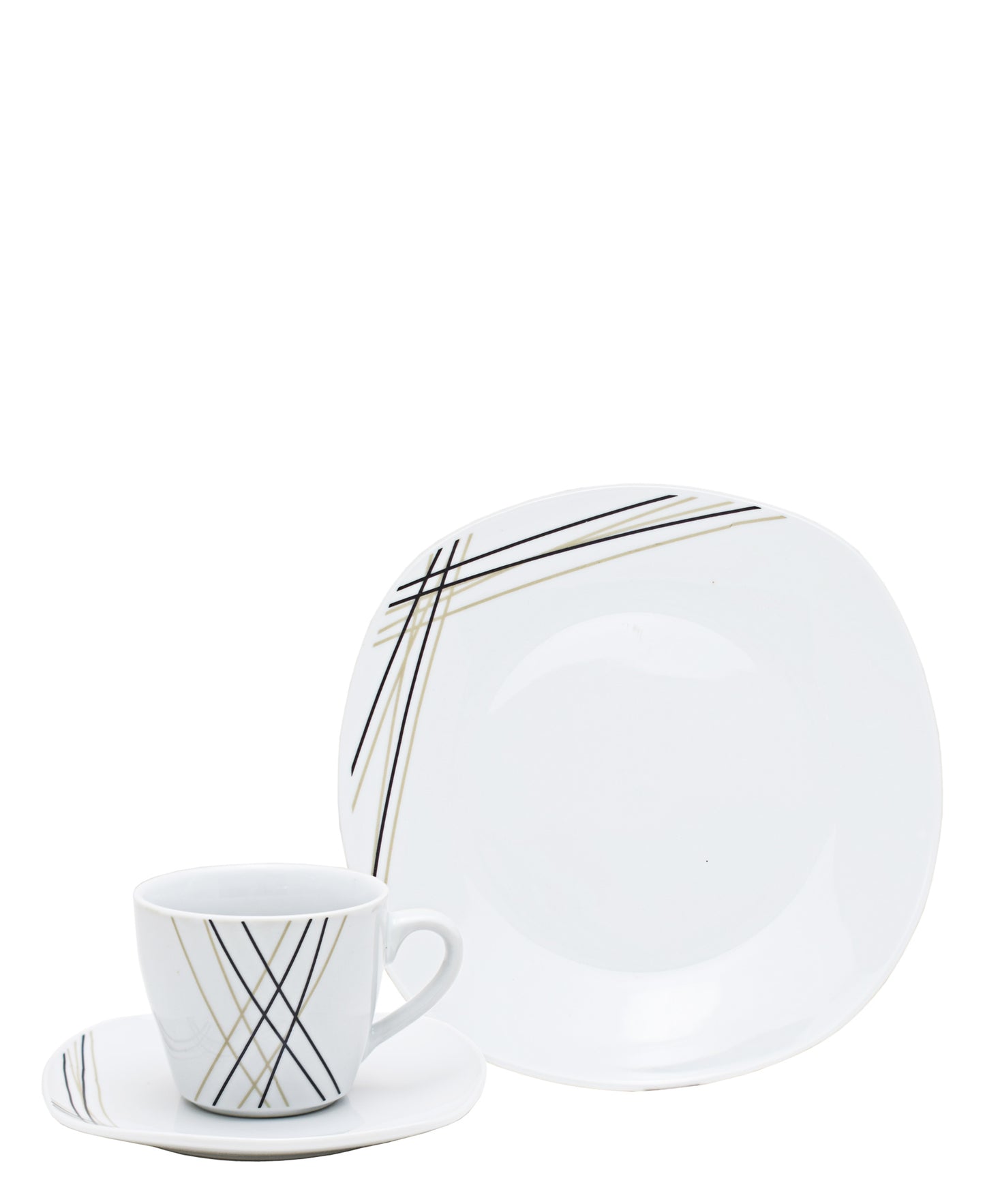 Kitchen Life 18 Piece Tea Set - White