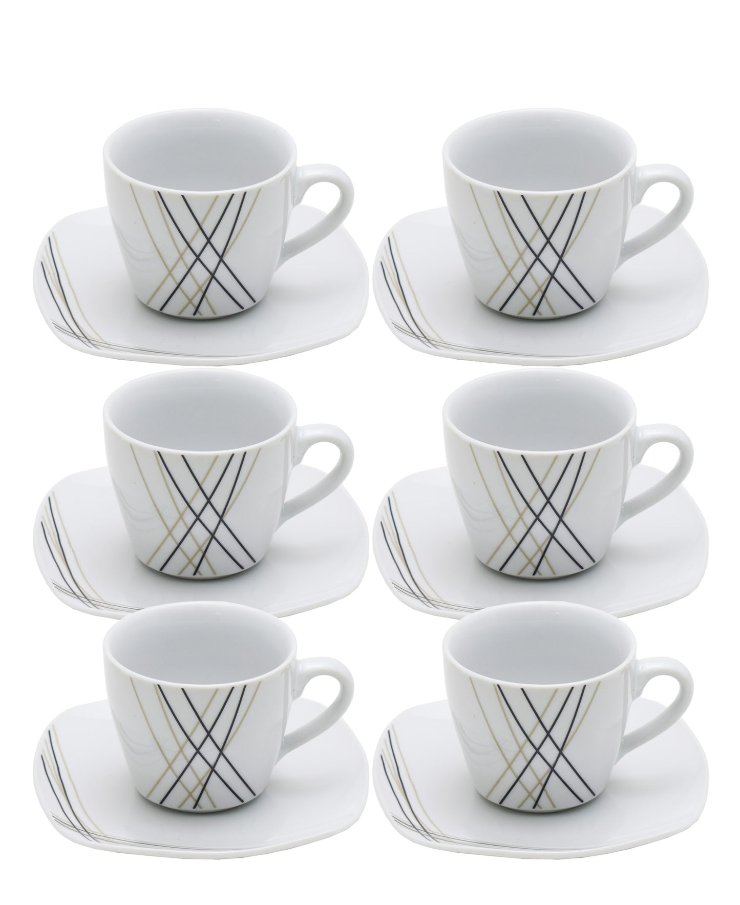 Kitchen Life 18 Piece Tea Set - White