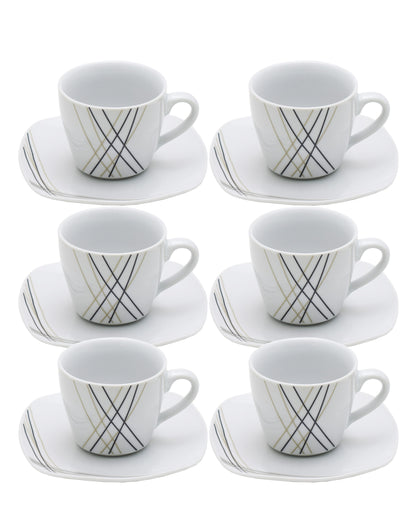 Kitchen Life 18 Piece Tea Set - White