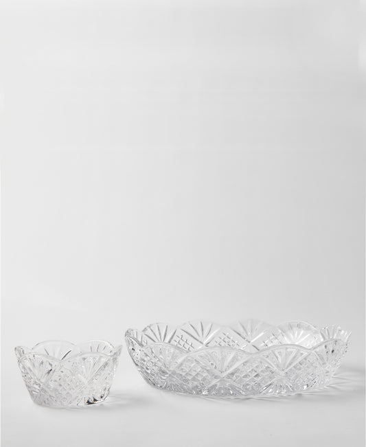 Paris Collection 2 Piece Chip & Dip - Transparent