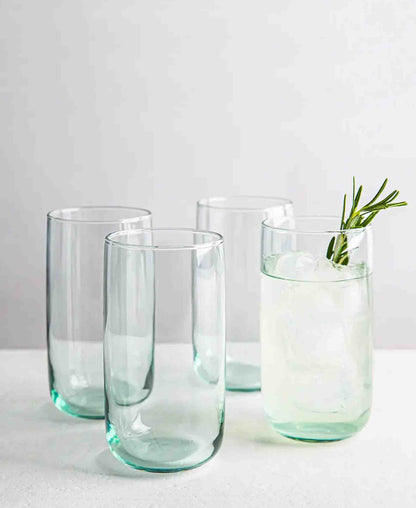 Pasabahce 4 Piece 365ml Iconic Hiball Recycle Glass Set - Clear