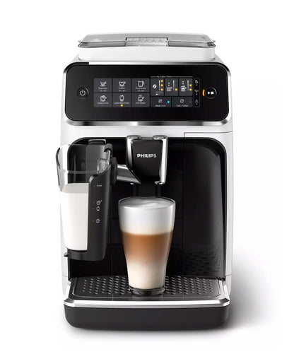 Philips 3200 Automatic Espresso Machine - Black & White