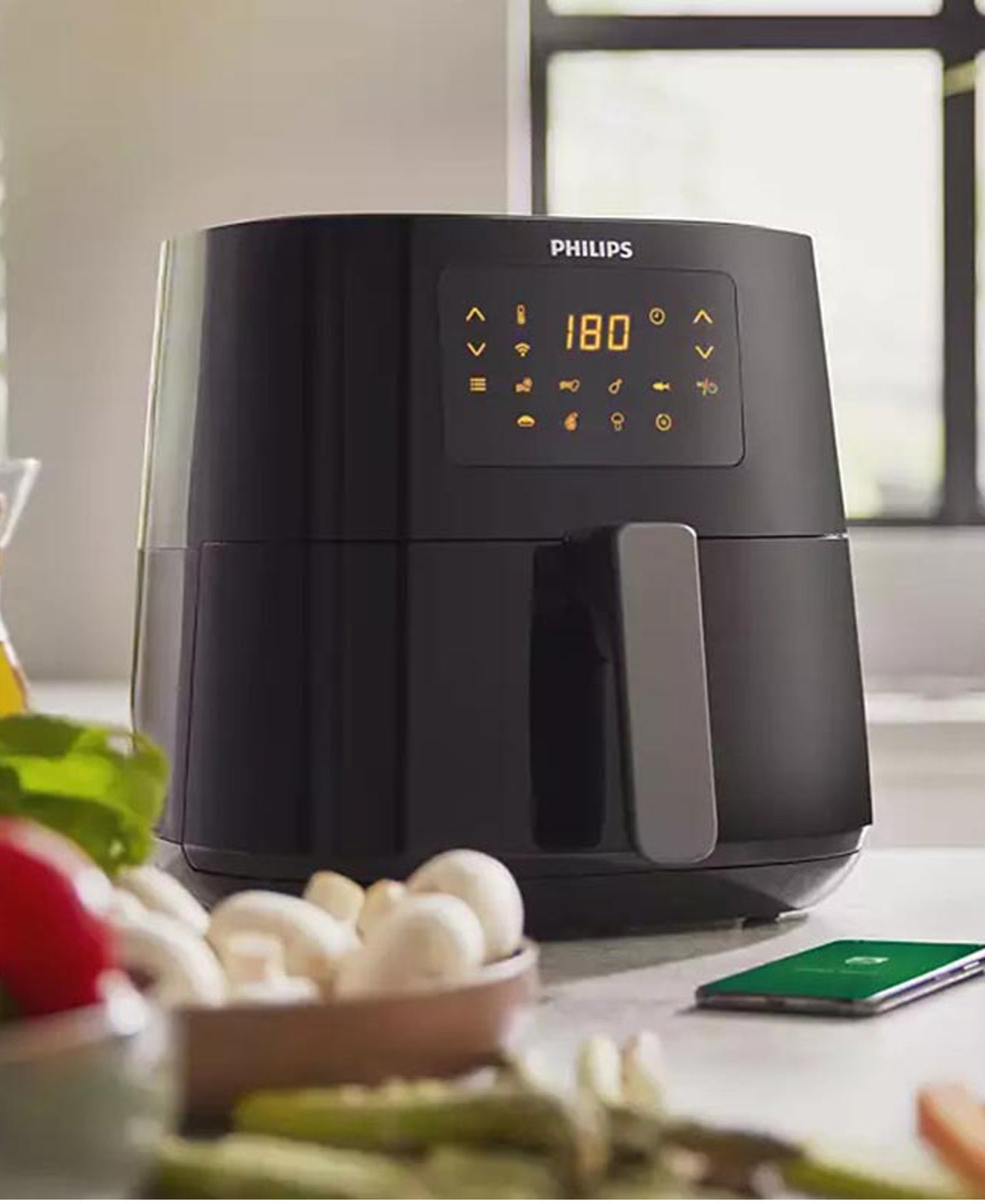 Philips Essential  Connect XL Air Fryer 6.2L - Black