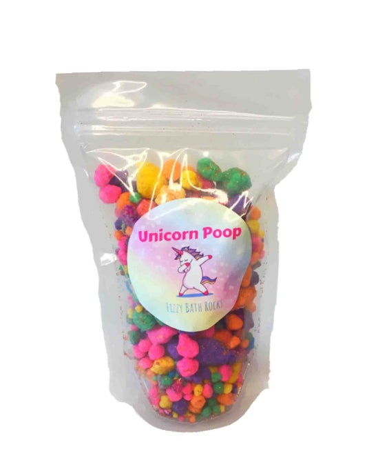 Unicorn Poop Fizzy Bath Rocks