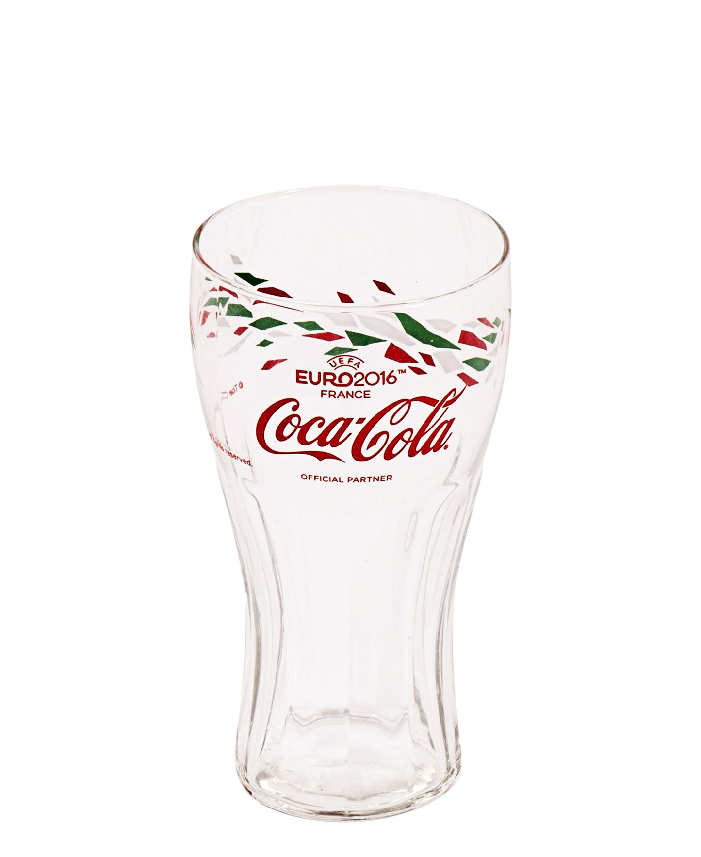 Retro Uefa 2016 France Glass - Clear