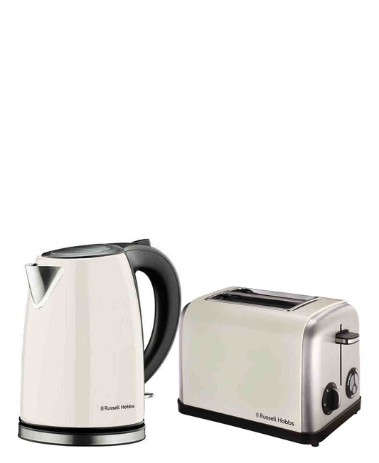 Russell Hobbs Metallic Breakfast Pack - Cream