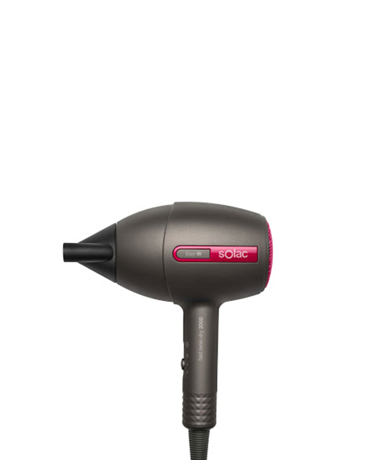 Solac Hair Dryer 2 Heat Setting 1400w - Black