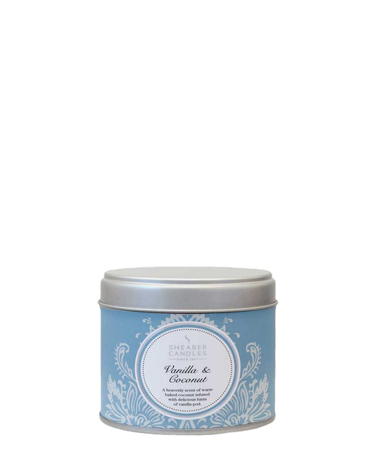 Shearer Candles Vanilla & Coconut Large Tin