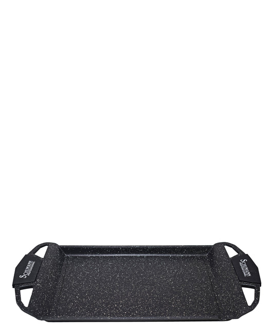 Schumann Plancha Grill Pan 48cm - Black