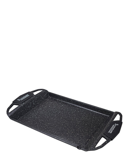 Schumann Plancha Grill Pan 48cm - Black