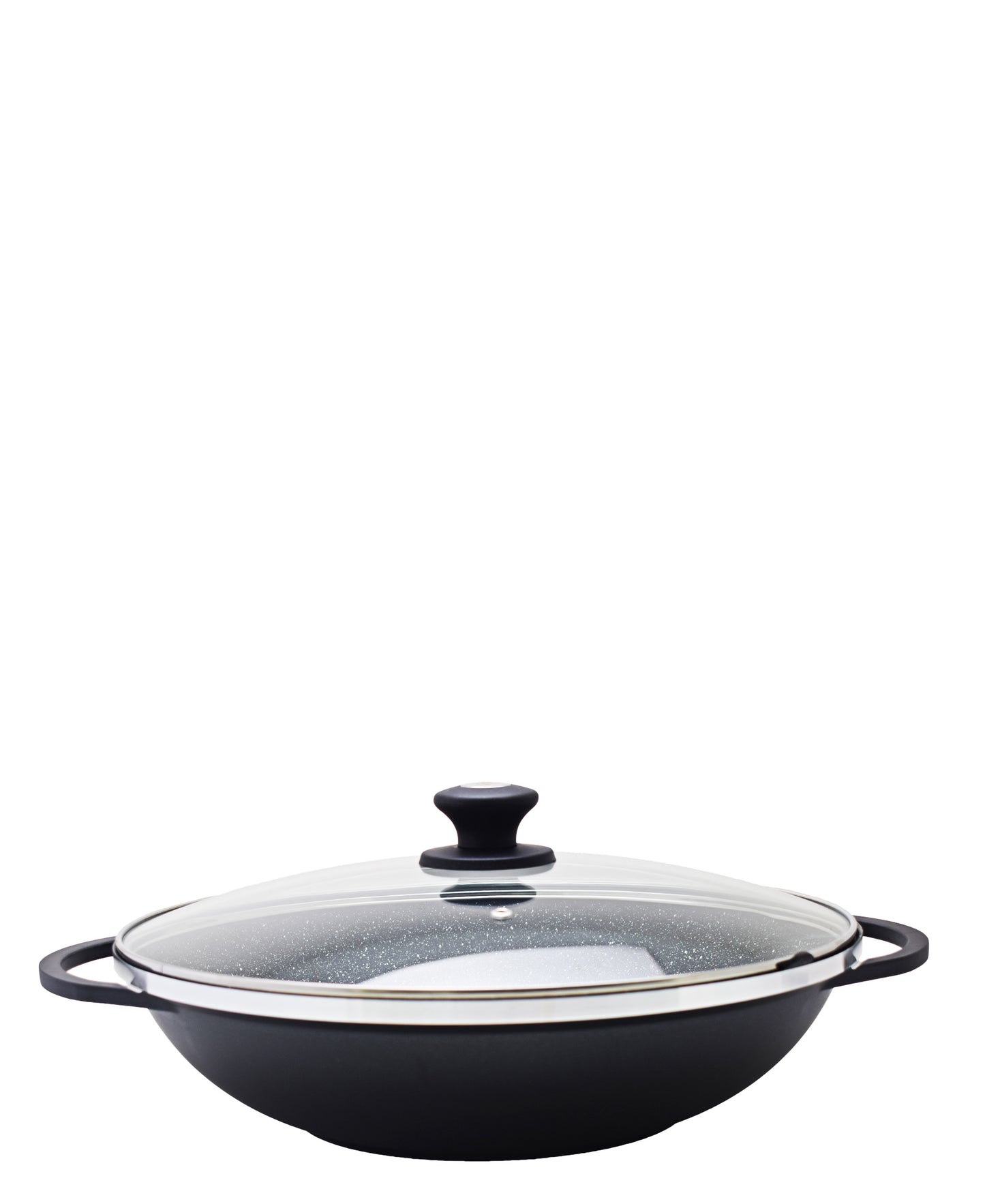 Schumann 36cm Two-Handle Wok - Black