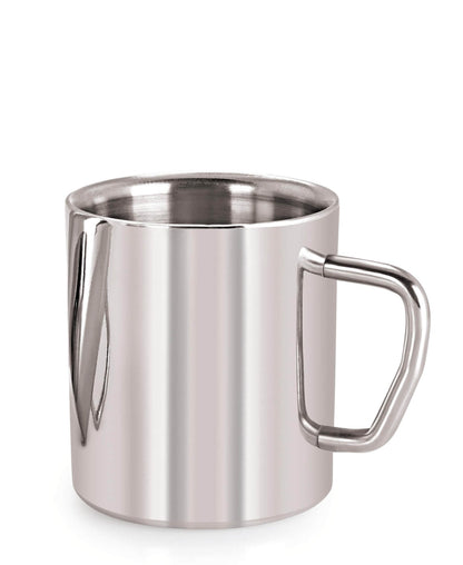 Kitchen Life Stainless Steel Double Wall Mug 300ML - Silver