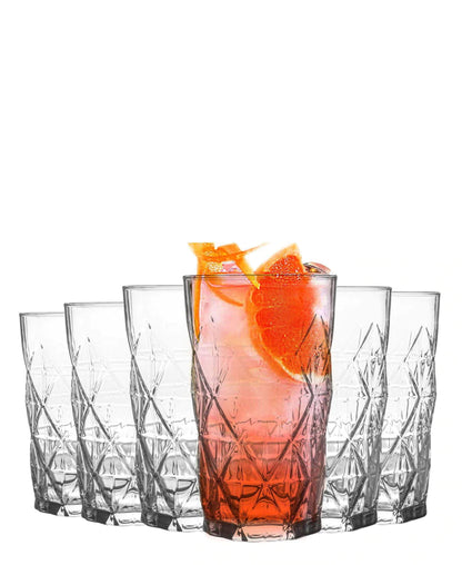 LAV Keops 6 Piece Hi Ball Glass - Clear