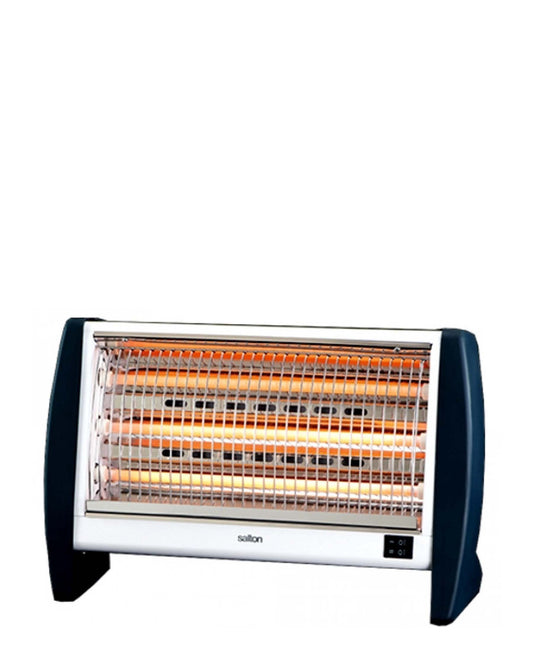 Salton 3 Bar Heater - Black & White