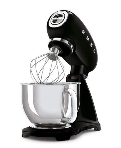 Smeg Full Colour Retro 4.8L Stand Mixer - Black