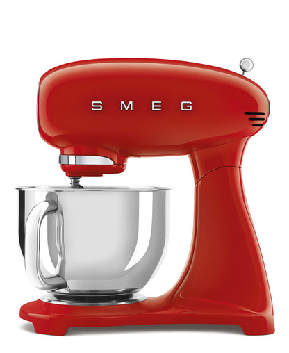 Smeg Full Colour Retro 4.8L Stand Mixer - Red