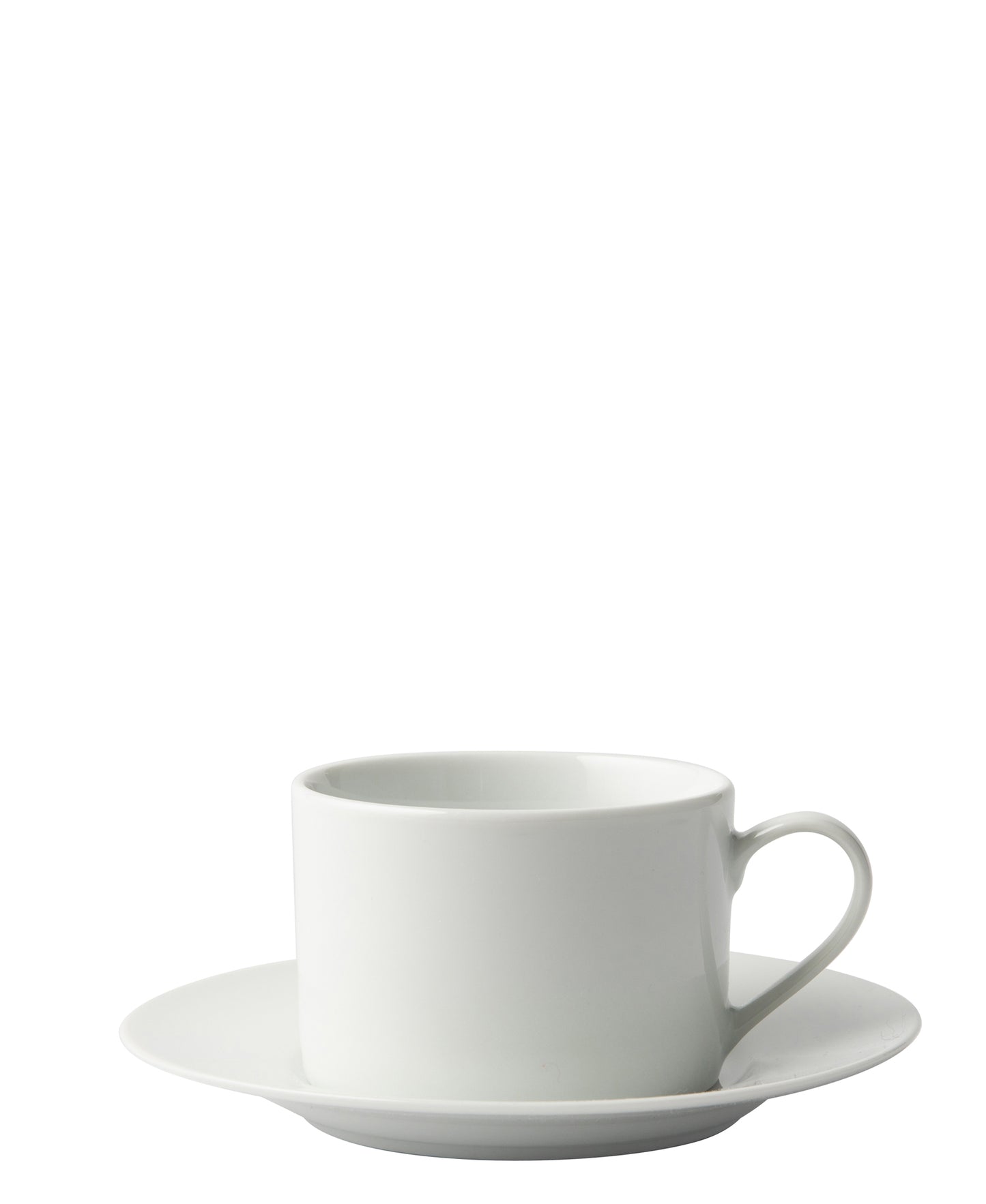 Jenna Clifford Galateo Rim Cup & Saucer 200ml - Super White