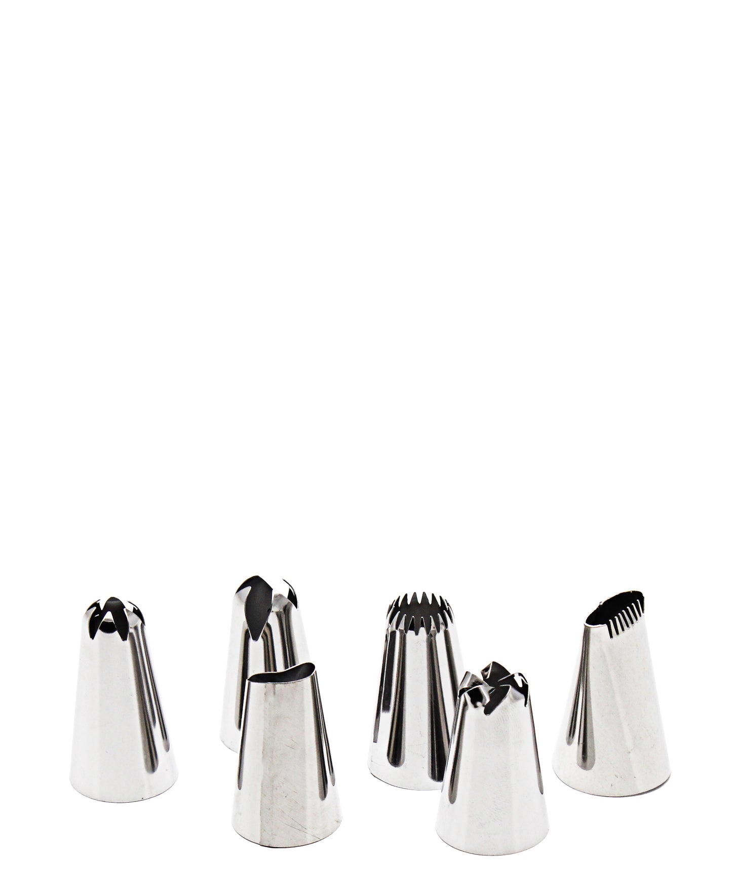 Kitchen Life Stainless Steel Cake Derator 6 Piece - Silver