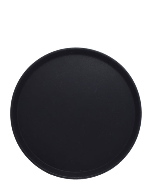 Steel King Round Non-Slip Tray 35.5cm – Black