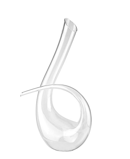 Swan Swirl Crystal Decanter 750ml - Clear