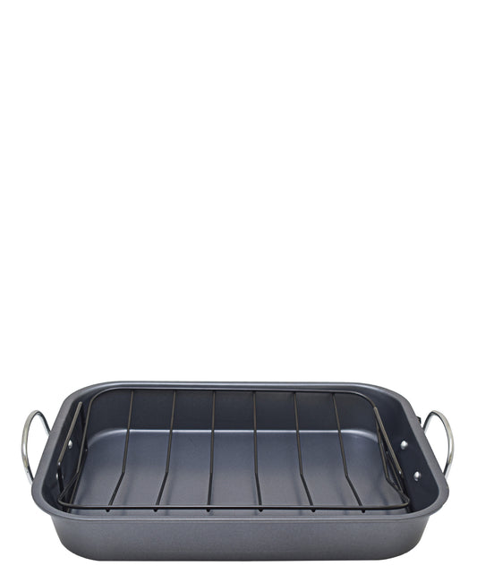 Salton Non-Stick Roaster Pan 37cm - Black