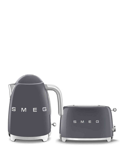 Smeg Kettle & Toaster Combo - Grey