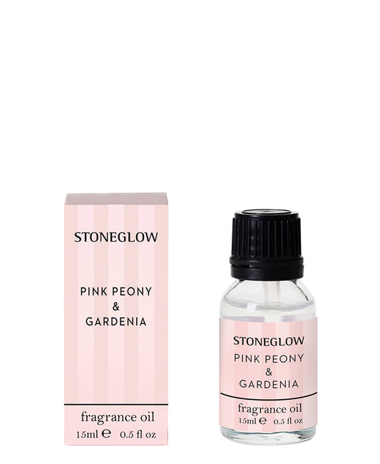 Stoneglow Modern Pink Peony & Gardenia 15ml Fragrance Oil - Pink