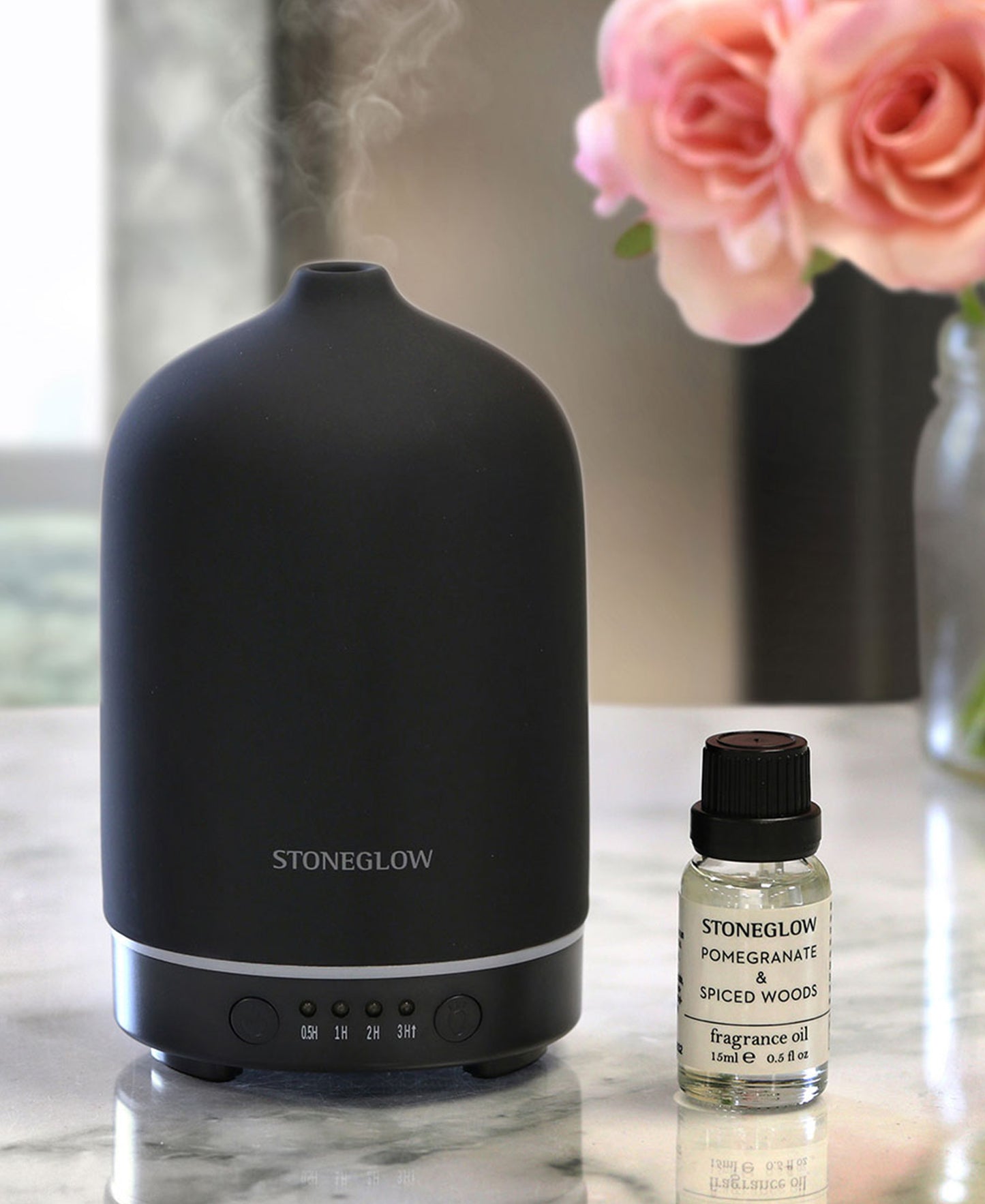 Stoneglow Perfume Mist Diffuser - Black