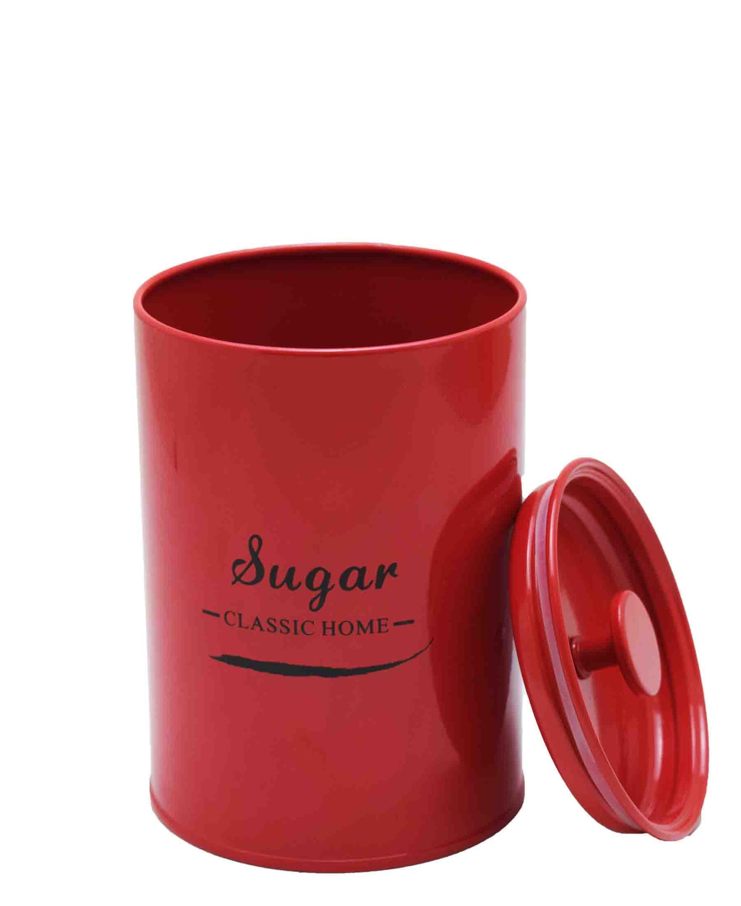 Retro Sugar Canister - Red