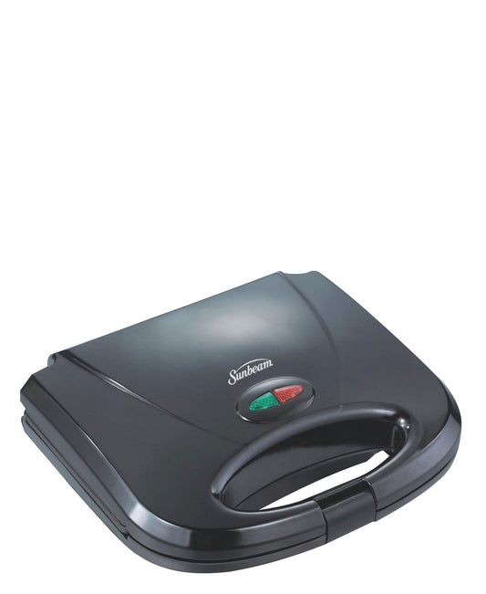 Sunbeam Deluxe Compact 2 Slice Sandwich Toaster - Black