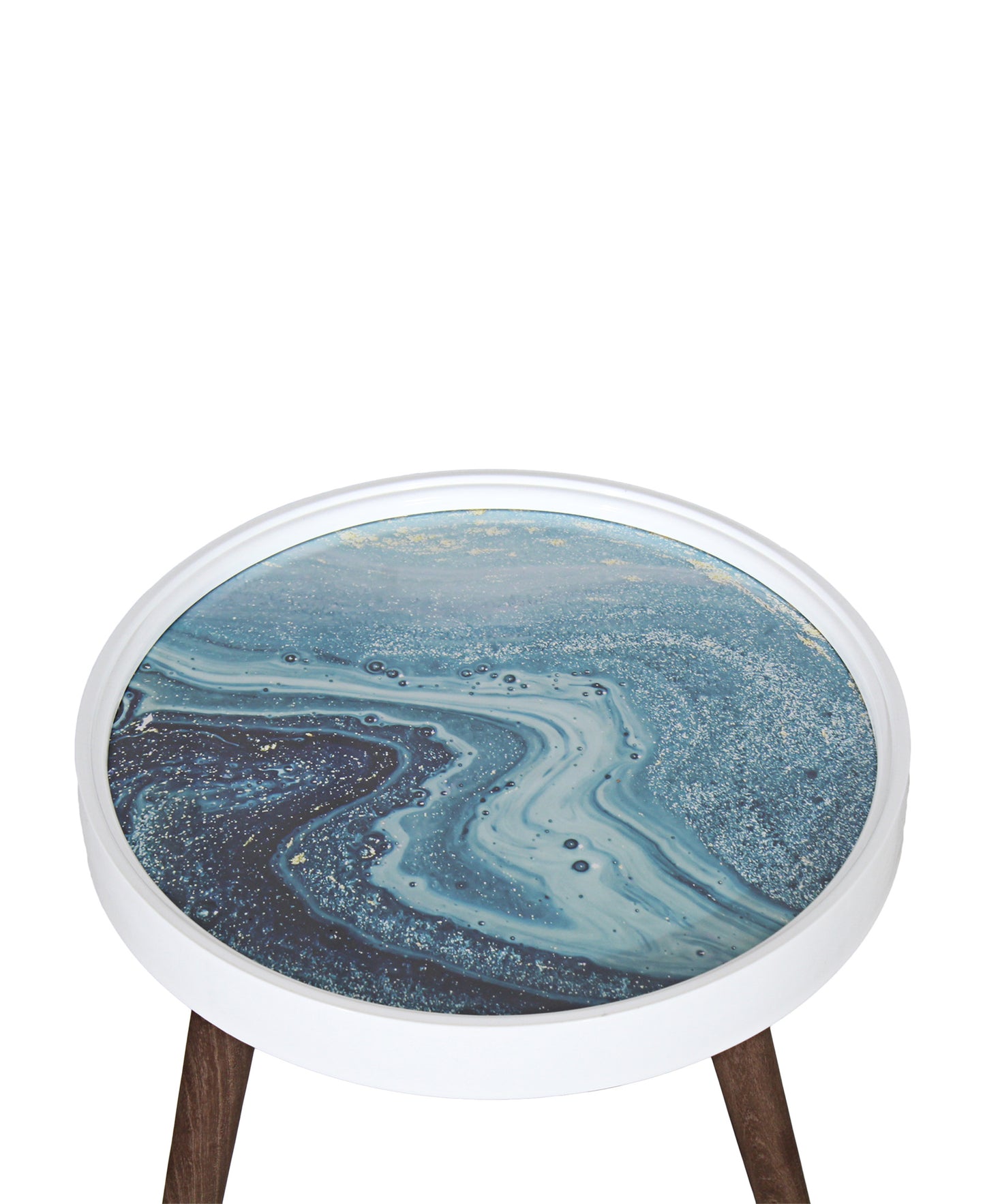 Exotic Designs Side Table - Blue×2